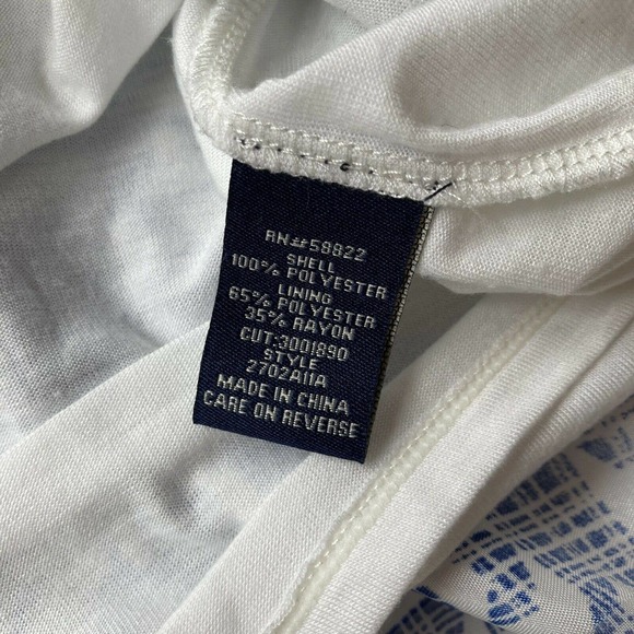 Max Edition Sz M Skirt Ribbon Trim Stretch Knee Length Elastic Waist Womens Blue - Picture 4 of 7